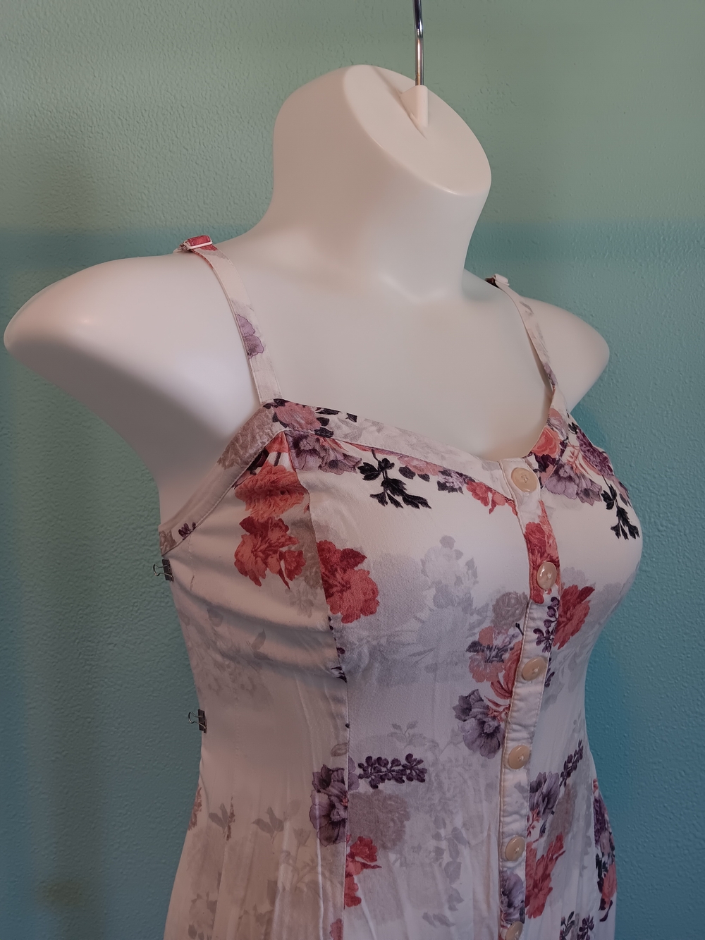 Torrid 3x Floral Faux Button-Front Csmisole